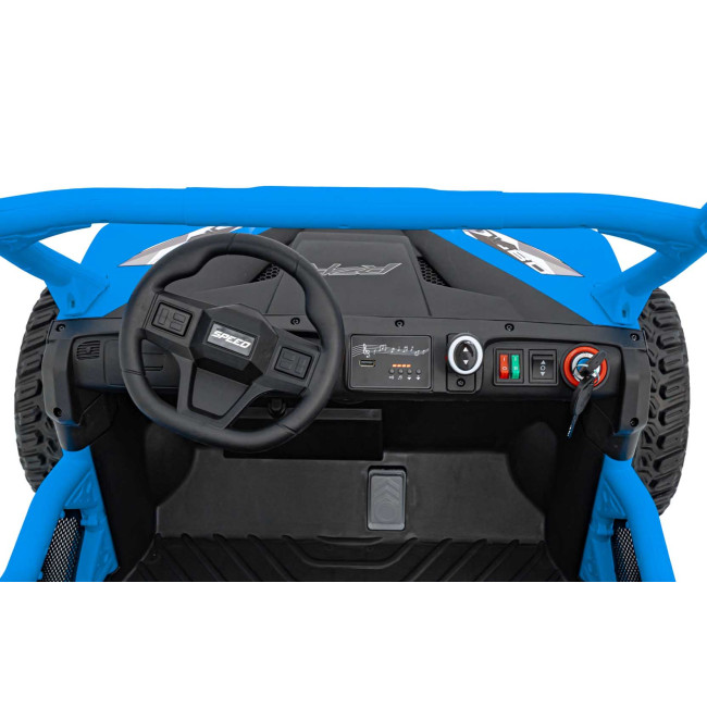 Детская аккумуляторная машинка фермерская UTV Racing Blue