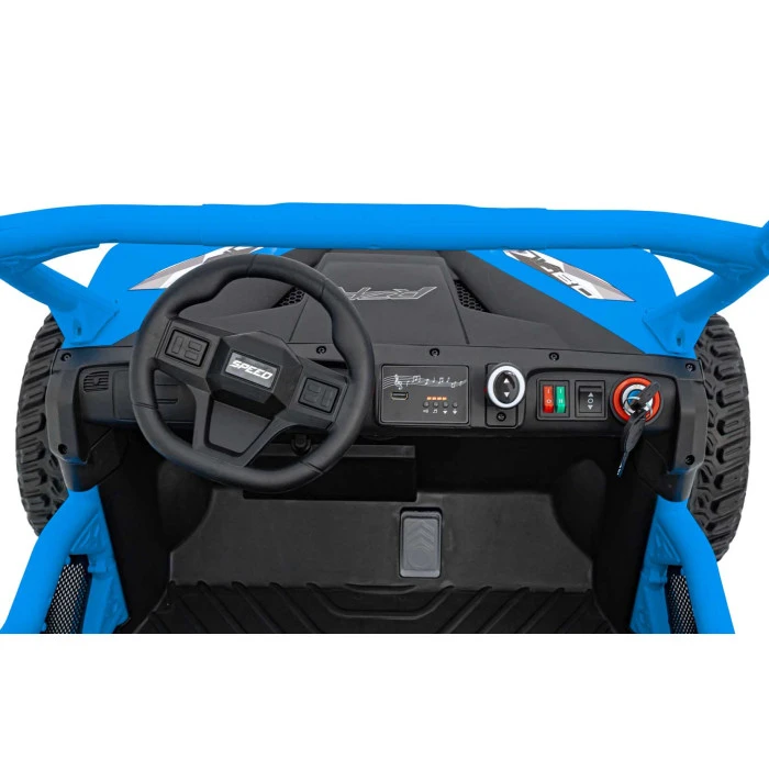 Дитяча акумуляторна машинка фермерська UTV Racing Blue