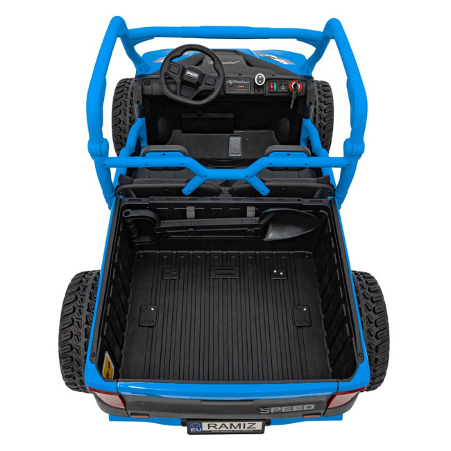 Детская аккумуляторная машинка фермерская UTV Racing Blue
