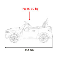 Дитяча акумуляторна машинка BMW M4 Синя