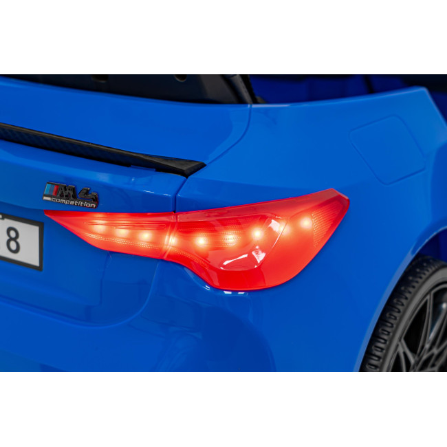 Дитяча акумуляторна машинка BMW M4 Синя