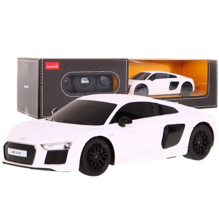 Audi R8 белый RASTAR модель 1:24 Авто на дистанционном управлении + пульт 2,4 ГГц