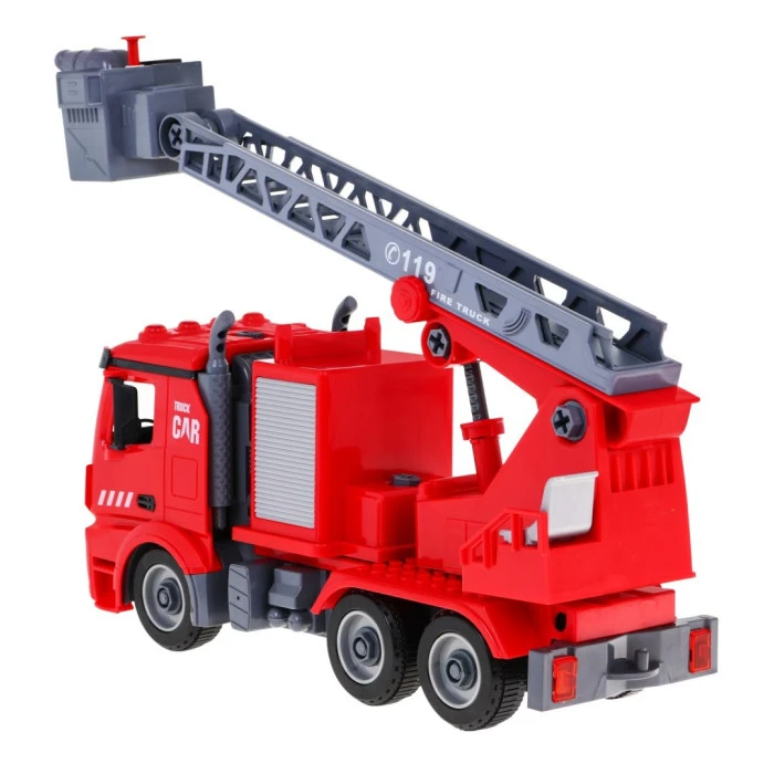 Пожарная машина 2в1 + каска