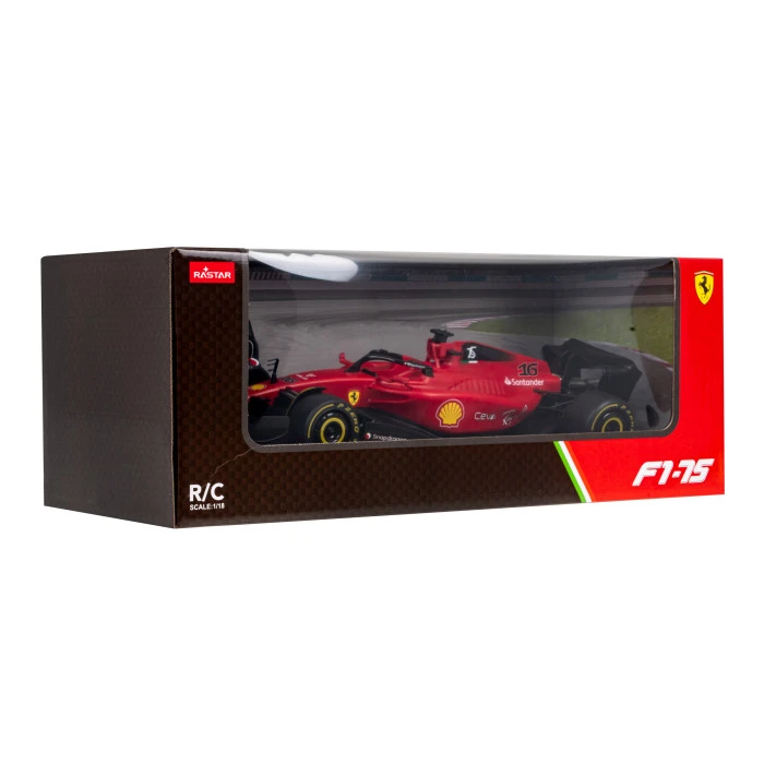Ferrari F1 75 RASTAR модель 1:18 Гоночный автомобиль на дистанционном управлении + пульт дистанционного управления 2,4 ГГц + наклейки