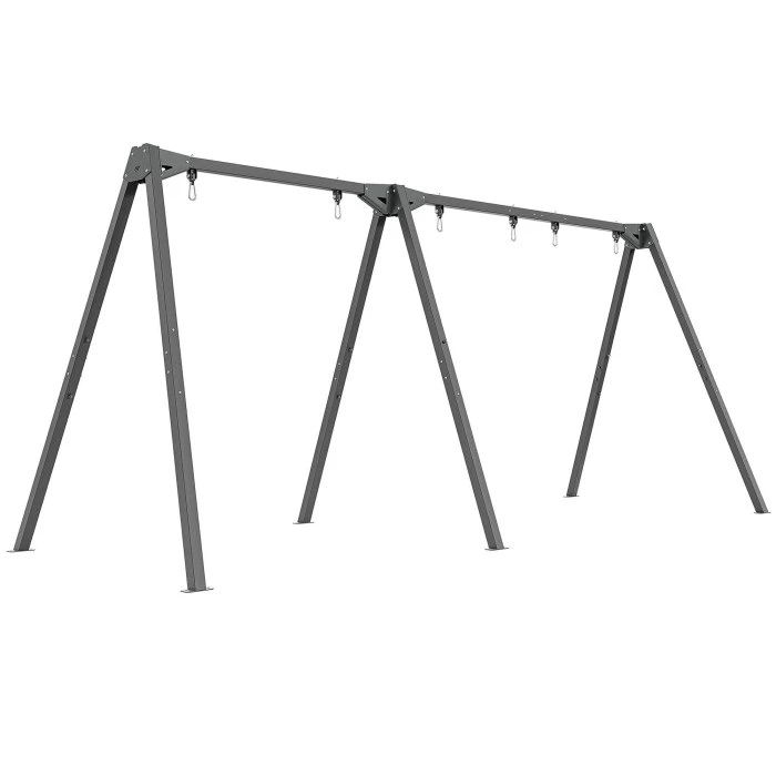Каркас для гойдалки 3-х станційної Marbo Sport PREMIUM MO-014 - сірий
