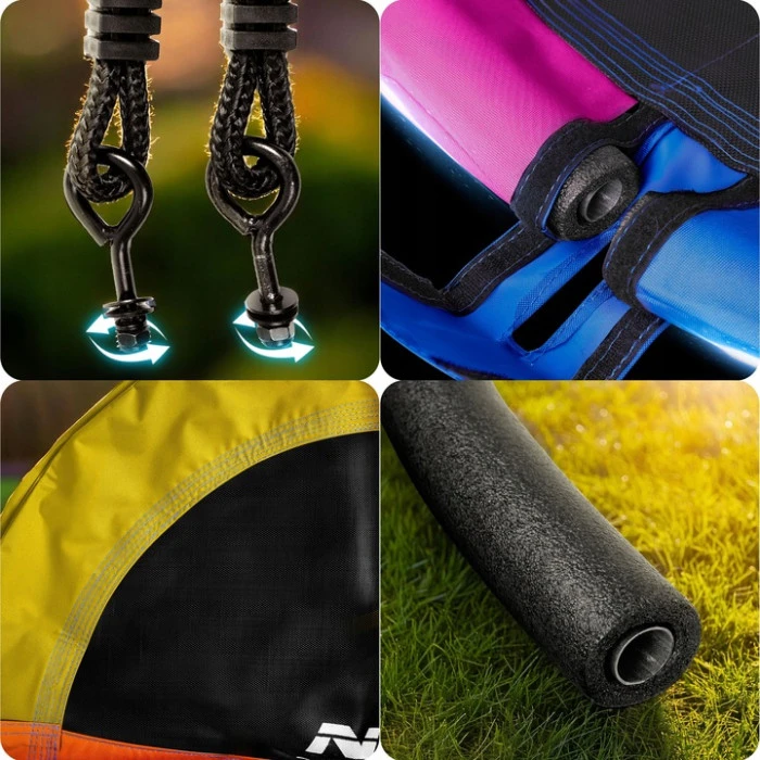 Гойдалка-гніздо Neo-Sport Swingo 100 см, різнокольорова