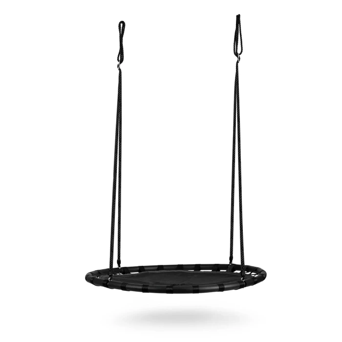 Гойдалка Neo-Sport Swingo Гніздо лелеки 120 см, чорна