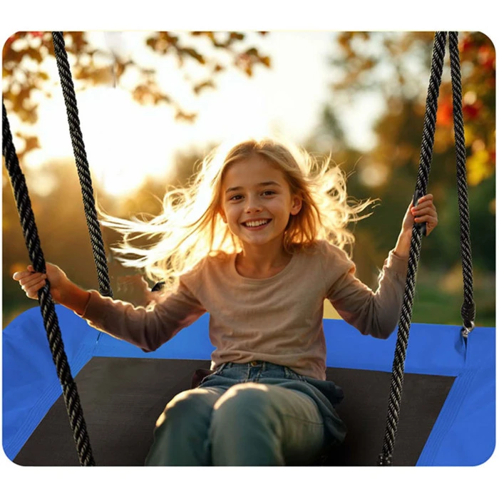 Качели-гнездо Neo-Sport Swingo 110 х 70 см, черно-синий