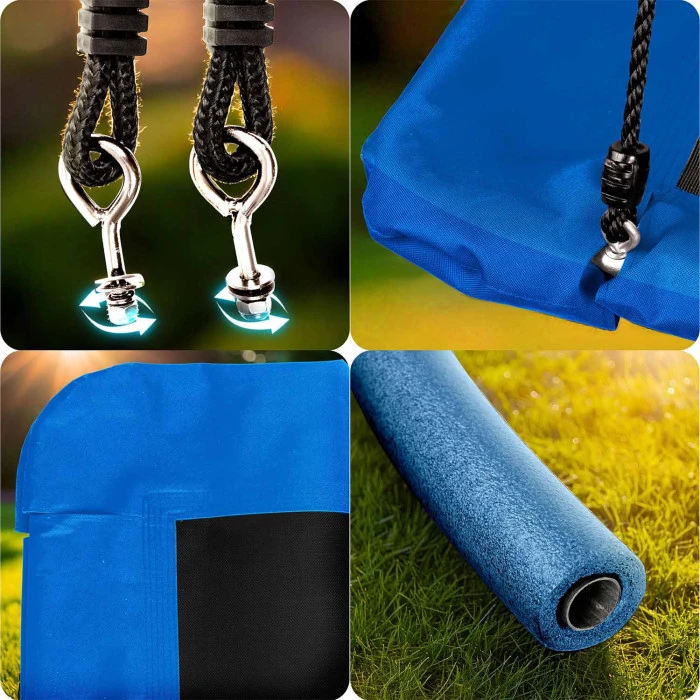 Качели-гнездо Neo-Sport Swingo 110 х 70 см, черно-синий