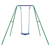 Гойдалка для дітей MASTER A1, 200 х 163 х 184 см - зелено-синя