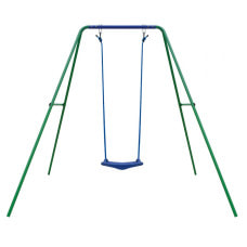 Качели для детей MASTER A1, 200 х 163 х 184 см - зелено-синяя