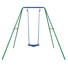 Качели для детей MASTER A1, 200 х 163 х 184 см - зелено-синяя