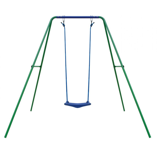 Качели для детей MASTER A1, 200 х 163 х 184 см - зелено-синяя