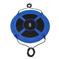 Гойдалка-гніздо кругла NB5031 NILS CAMP, 100 см - синьо-чорна 