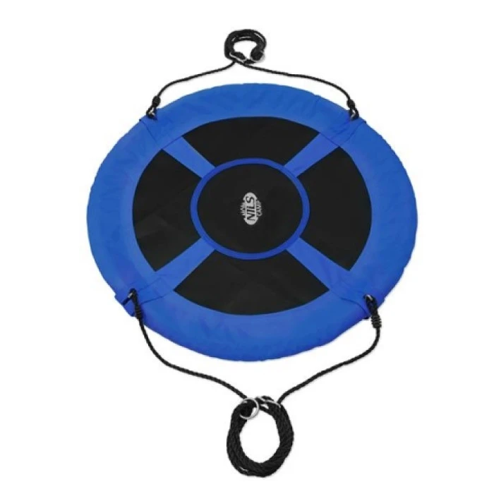 Качели-гнездо круглые NB5031 NILS CAMP, 100 см - сине-черная