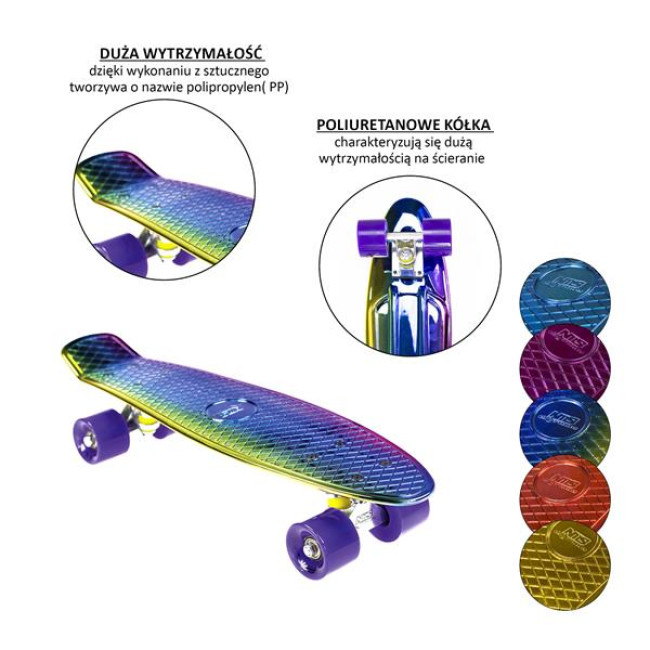 Пенниборд NILS EXTREME PNB01 ELECTROSTYLE синий