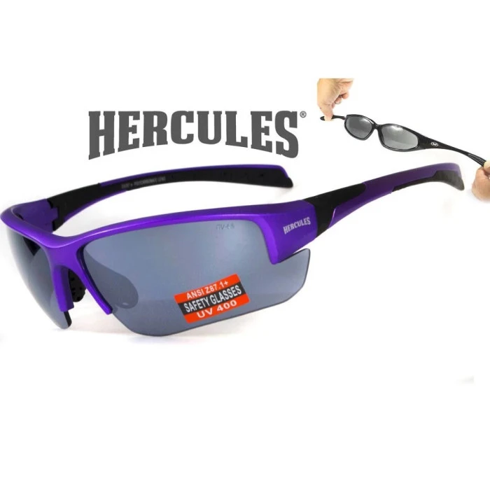 Окуляри захисні Global Vision Hercules-7 Purple,чорні