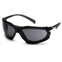 Окуляри захисні з ущільнювачем Pyramex Proximity Anti-Fog, сірі