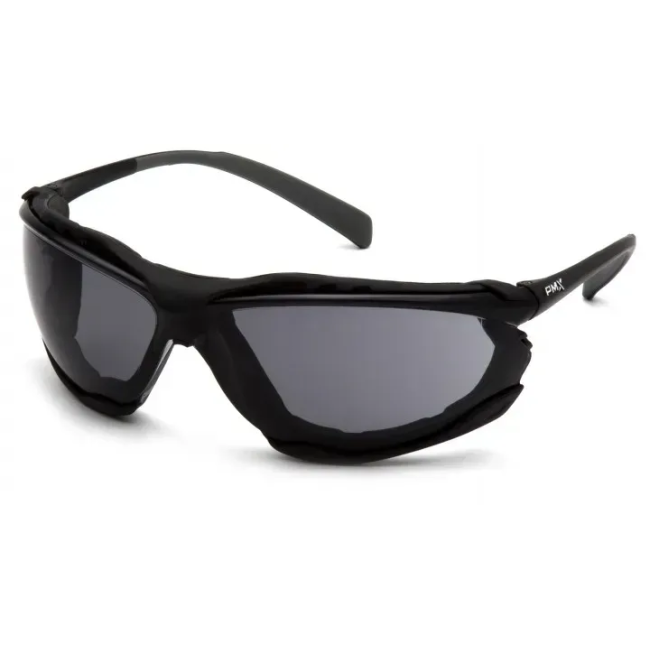 Окуляри захисні з ущільнювачем Pyramex Proximity Anti-Fog, сірі