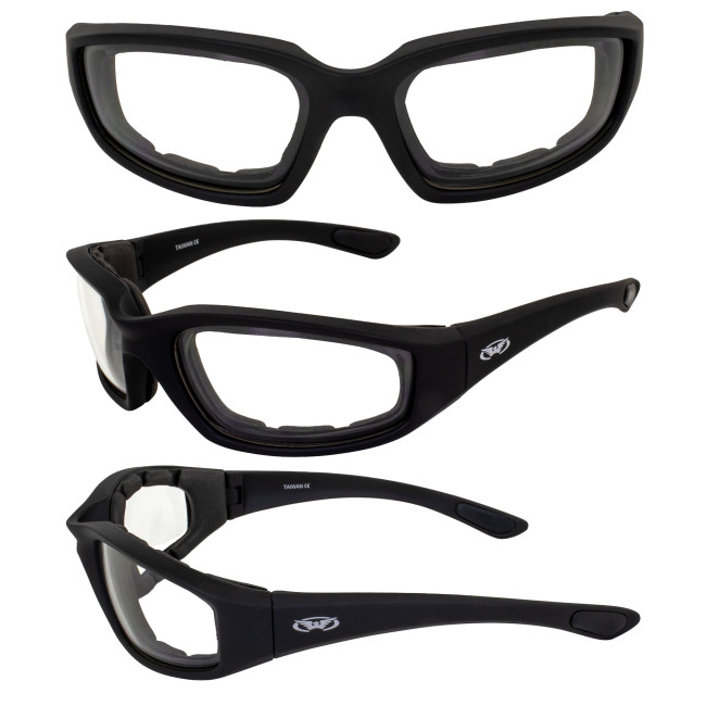 Окуляри захисні фотохромні Global Vision KickBack Photochromic Anti-Fog, прозорі