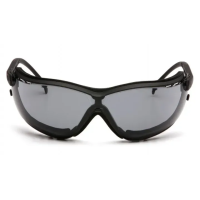 Окуляри захисні з ущільнювачем Pyramex V2G+RX Super Anti-Fog H2MAX, сірі