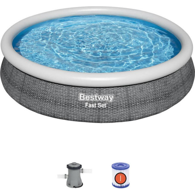 Басейн надувний Bestway 57445, 366 x 76 см