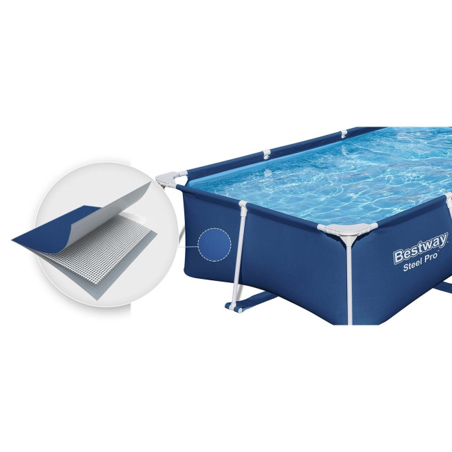 Бассейн каркасный прямоугольный 15в1 Bestway 56403N, 259 x 170 x 61 см