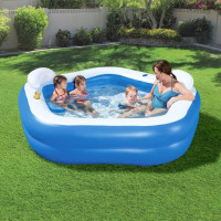 Бассейн надувной детский Family Fun Lounge Bestway 213х206 см