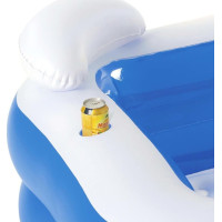 Бассейн надувной детский Family Fun Lounge Bestway 213х206 см