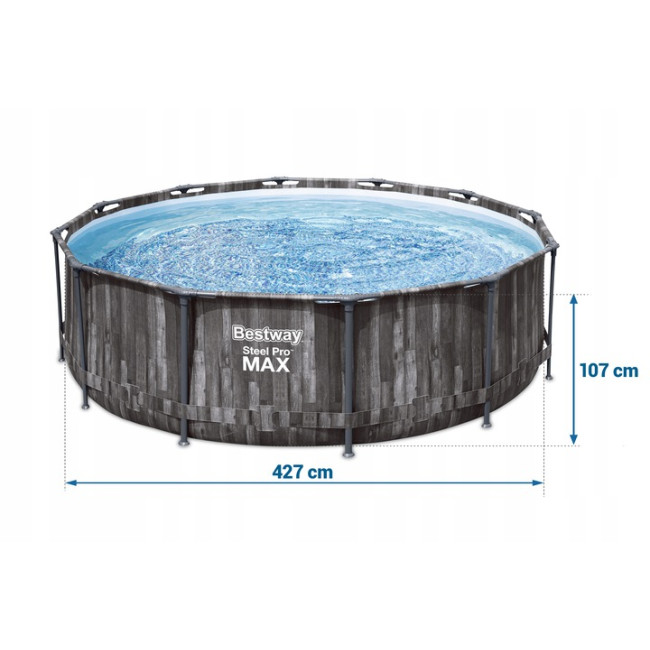 Басейн каркасний 11в1 Bestway 5614Z Steel Pro Max 427 см
