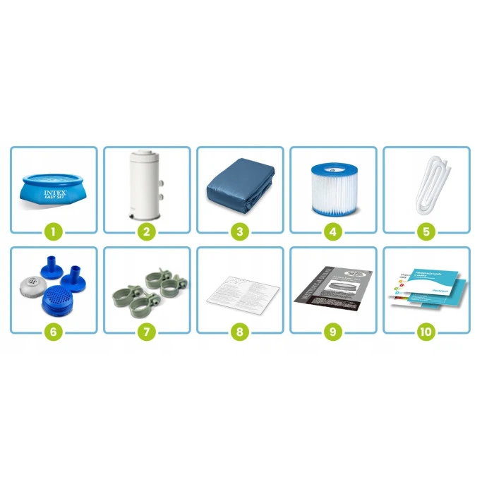 Бассейн надувной 10в1 Intex 28158 457 х 84 см