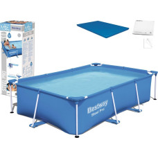 Бассейн каркасный прямоугольный 2в1 Bestway 56403 Steel Pro 259 х 170 см