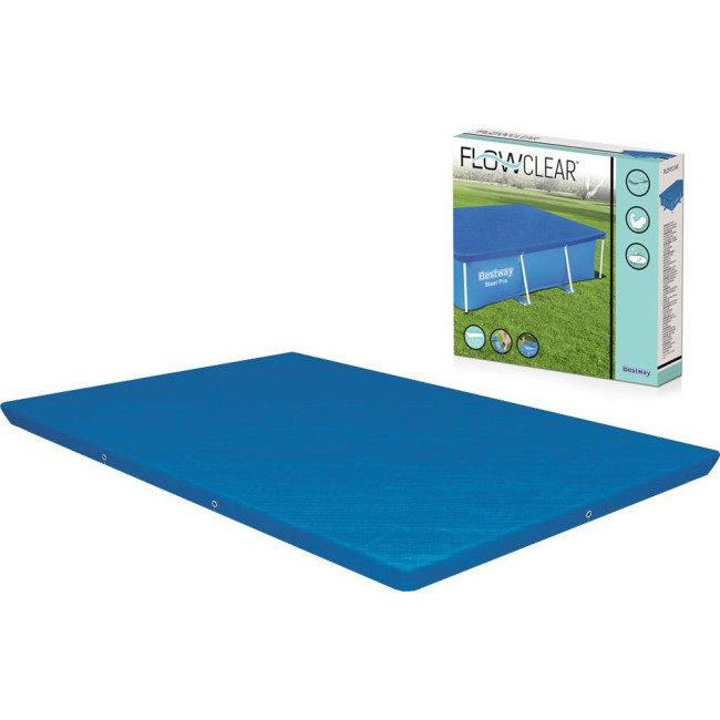 Бассейн каркасный прямоугольный 2в1 Bestway 56403 Steel Pro 259 х 170 см