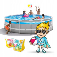 Басейн каркасний 17в1 INTEX 26730, 488 х 122 см