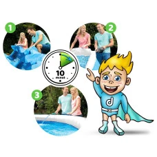 Бассейн надувной Bestway 57448, 244 x 61 см