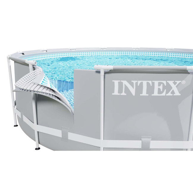 Бассейн каркасный 21в1 INTEX 26726, 457 x 122 см, серый