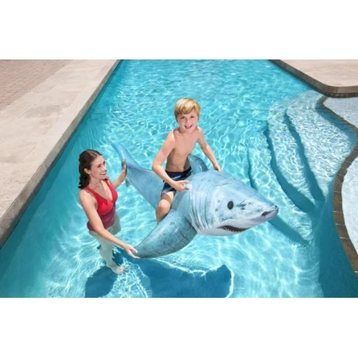 Надувной плот с ручками BESTWAY 41405 Акула, 183 x 102 см