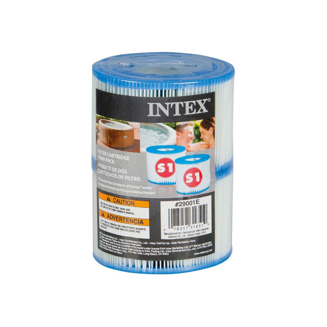 Картриджі для фільтрувального SPA INTEX 29001, тип S1, 12 шт.