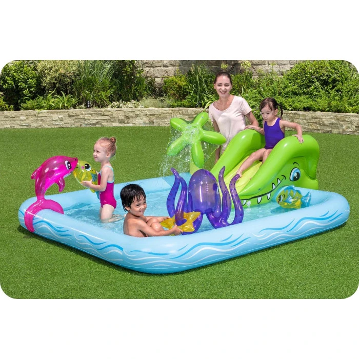 Надувная игровая площадка Аквариум Bestway 53052 239x206x86 см