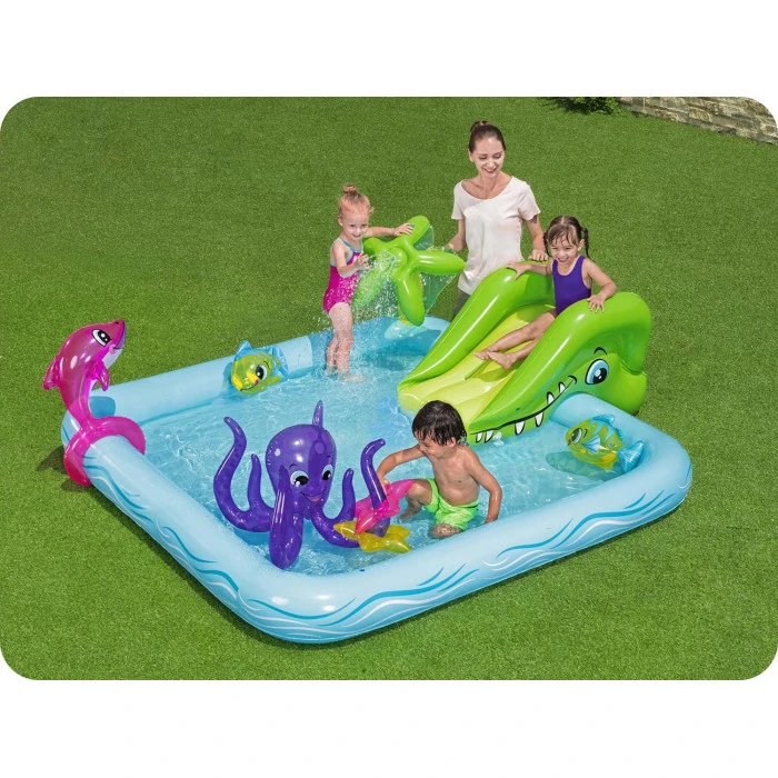 Надувная игровая площадка Аквариум Bestway 53052 239x206x86 см