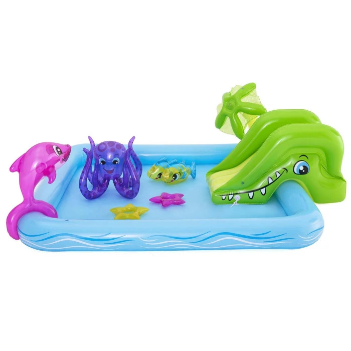 Надувная игровая площадка Аквариум Bestway 53052 239x206x86 см