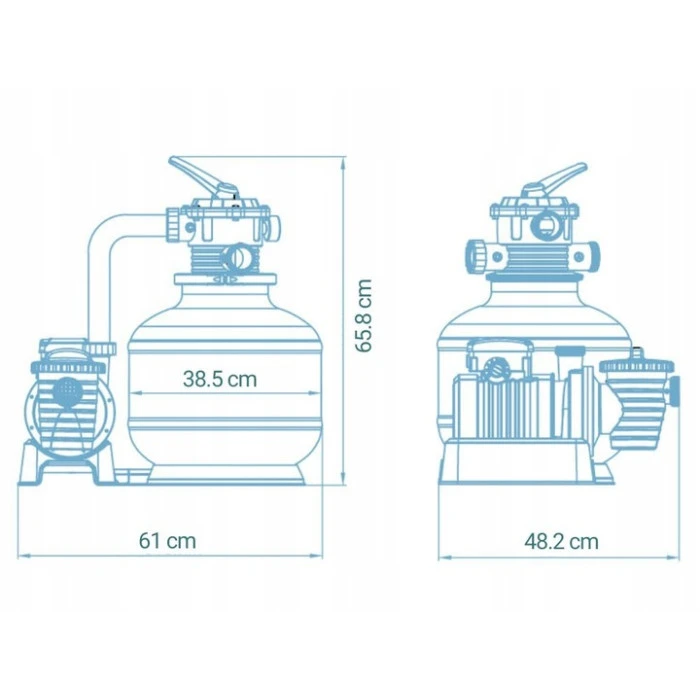 Насос з піщаним фільтром Bestway 58486 11355 л/год + 50 кг піску
