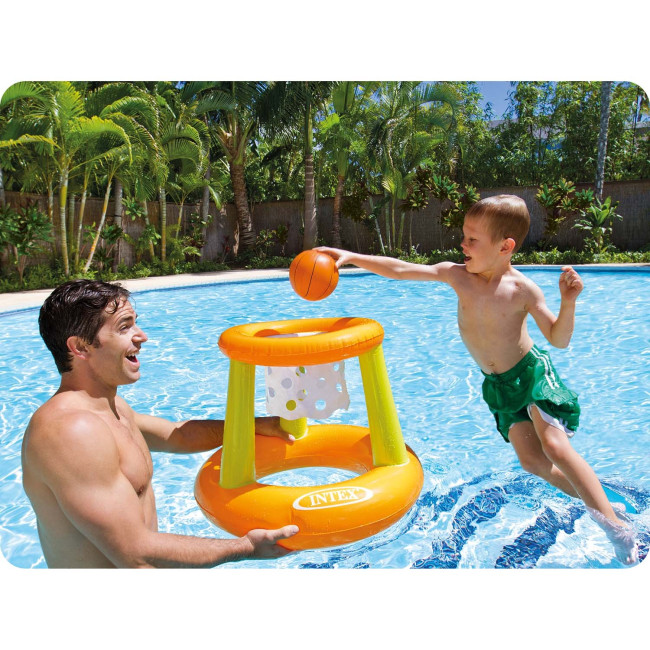 Баскетбольное кольцо для бассейна INTEX 58504, 62 x 56 x 83 см