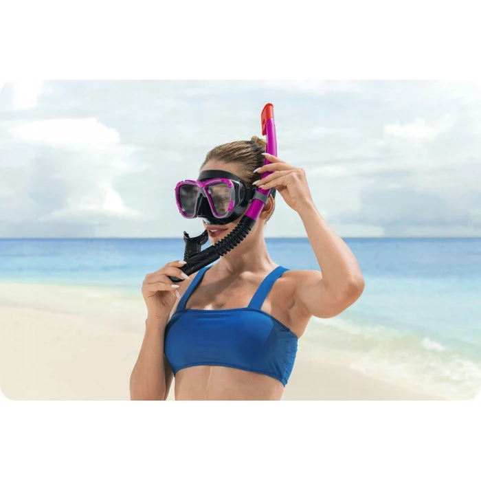 Набор для дайвинга Bestway 24021 черно-фиолетовый.