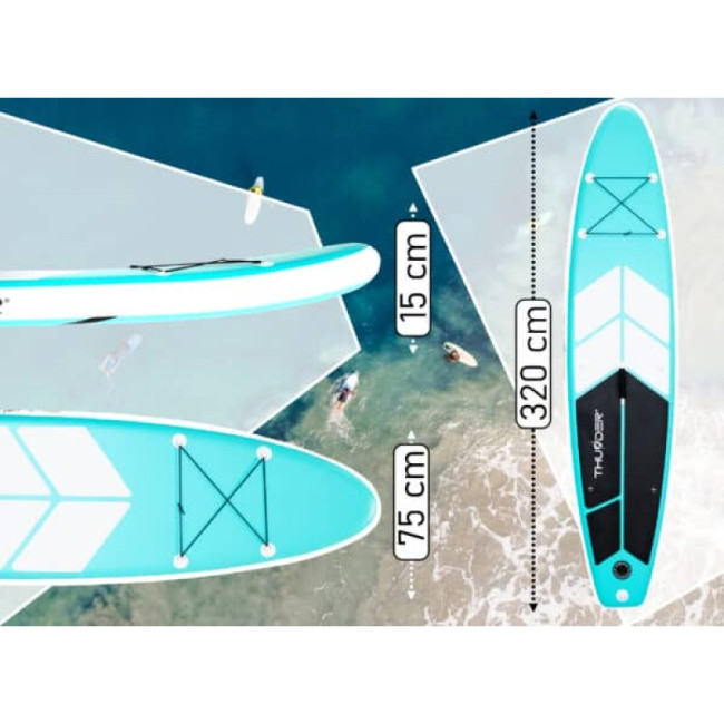Надувная доска SUP (Сапборд) THUNDER COAST MINT 320