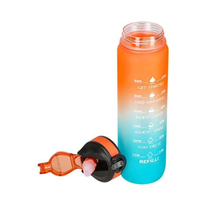 Трехтановая бутылка NILS-CAMP NCD68 оранжево-голубая