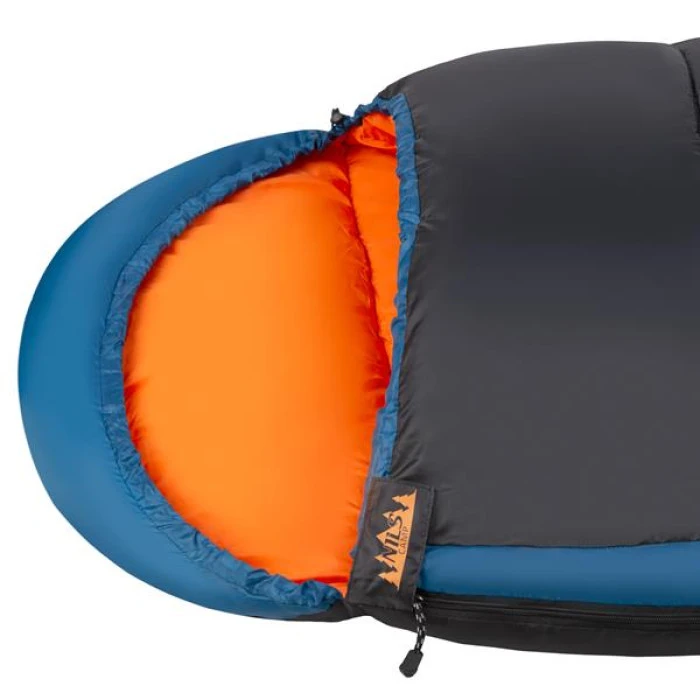 Спальный мешок NILS CAMP NC2012 темно-синий/оранжевый