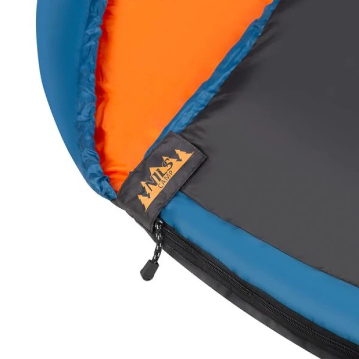 Спальный мешок NILS CAMP NC2012 темно-синий/оранжевый