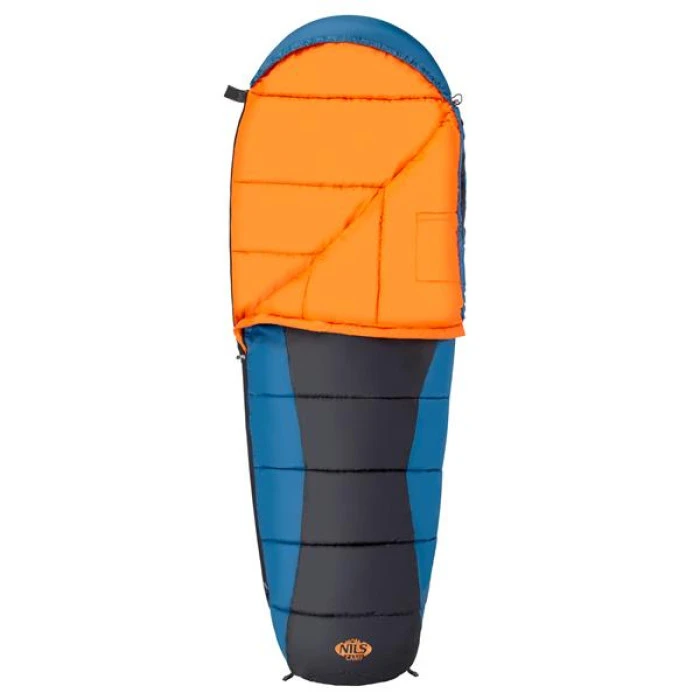 Спальный мешок NILS CAMP NC2012 темно-синий/оранжевый