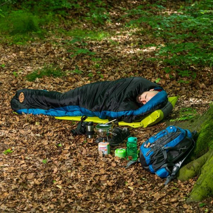 Спальный мешок NILS CAMP NC2012 темно-синий/оранжевый